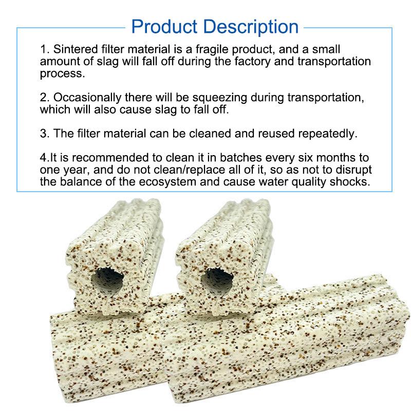 NANO PILLAR Aquarium Filter Media Nano Bacteria House Fish Tank Filter Ceramic Fish Tank Bio Media For Sump Tank
