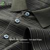 Shanshan Men's Silk Cashmere Blend Lightweight POLO T-Shirt