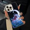 Half-Demon -nuyasha Phone Case For iPhone 11 12 13 14 15 16Pro Max Plus white Sliver  Phone Cover