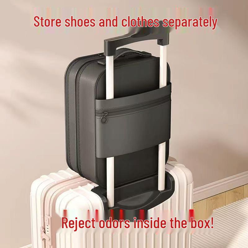 Portable Waterproof Shoe Storage Bag, Large Capacity with Suitcase Attachment, Dustproof New Style.