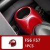 Auto Innenraum ABS Kunststoff Dekorationsabdeckung Roter Modifizierter Aufkleber für BMW MINI Cooper S F54 F55 F56 F57 F60 CLUBMAN Autozubehör