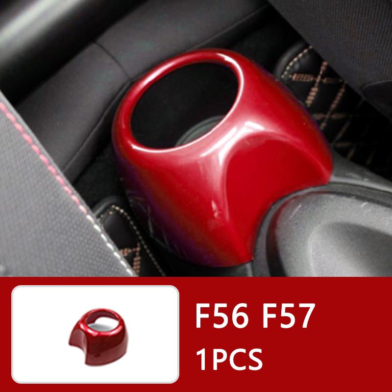 Auto Innenraum ABS Kunststoff Dekorationsabdeckung Roter Modifizierter Aufkleber für BMW MINI Cooper S F54 F55 F56 F57 F60 CLUBMAN Autozubehör
