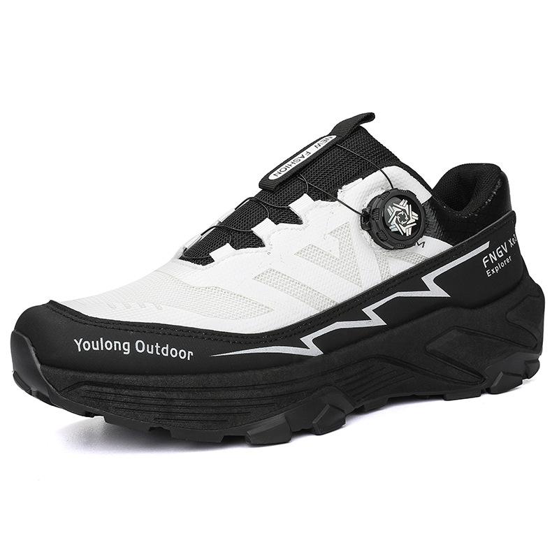 New Hiking Shoes Outdoor Travel Men's Leisure Pass Rotating Button Crawling Off-road Hiking Shoes