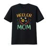 Retro Style Heeler Mom T Shirt Australian Cattle Dog Mama Cute Vintage Paw Prints Vintage Washed Fashion Stylish Graphic