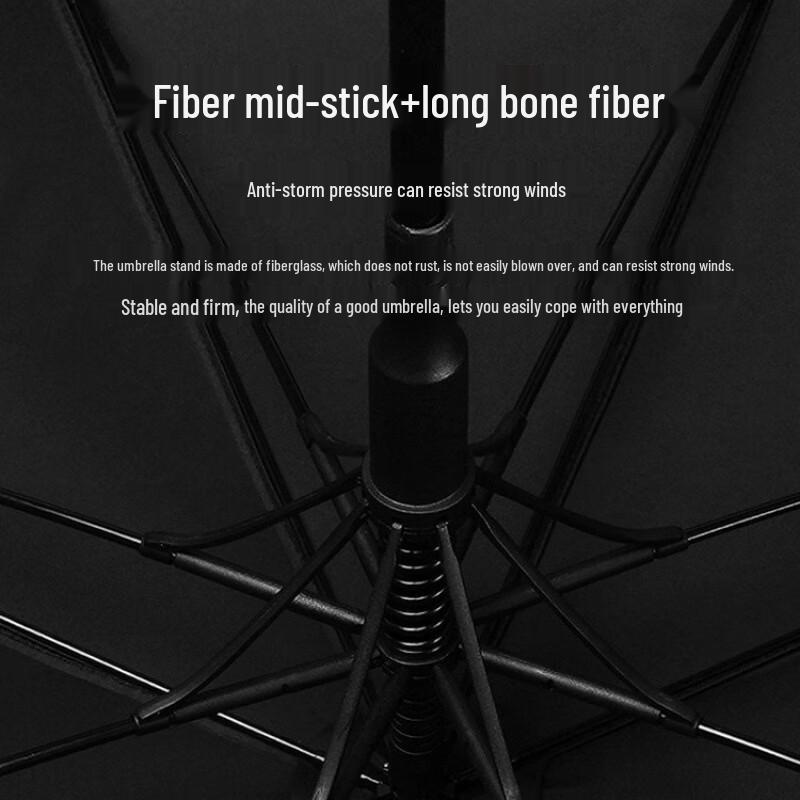 TianXiuMei Retro Solid Wood Handle Golf Umbrella