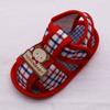 Summer Baby Boy Girl Bear Pattern Hollow Sandals Cotton Infant Toddler Soft Sole Shoes First Walker