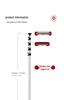 Telescopic Rod for Ceiling Support with Spirit Level and Infrared Bracket