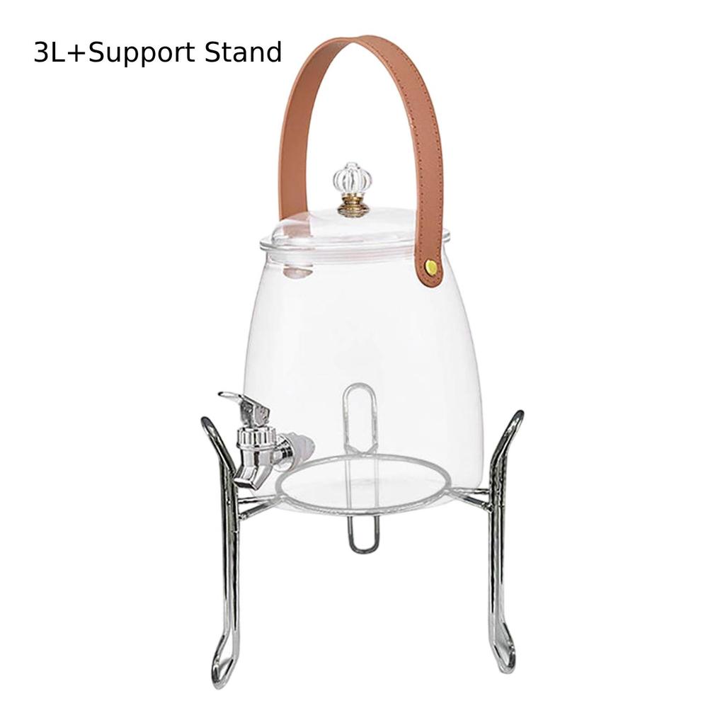 Large Capacity Lemon Beverage Cold Water Kettle Iced Juice Container Summer Beer Dispenser for Home Kitchen Bar Party 3/5/9/15 L