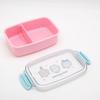 OSK Bento with Chiikawa CKW Made in Dishwasher and Microwave Box, 500ml, Dividers, No.5, Japan, Antibacterial, Safe, PL-1R