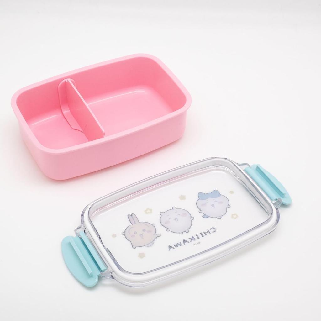 OSK Bento with Chiikawa CKW Made in Dishwasher and Microwave Box, 500ml, Dividers, No.5, Japan, Antibacterial, Safe, PL-1R