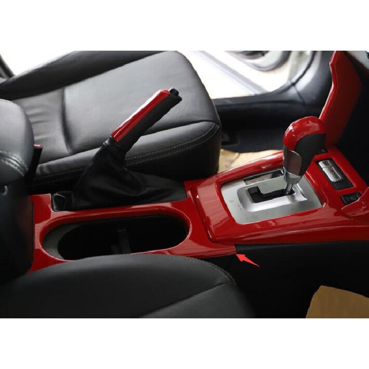 Bright Red Middle Console Drinking Glass Trim Fit For Subaru Forester 2014-2018