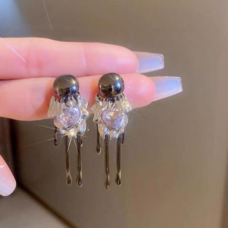 

Шикарные европейские и американские серьги с кисточками: Трендовый дизайн с длинными подвесками, чтобы подчеркнуть ваше лицо - Универсальная эффектная бижутерия для женщин