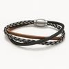 Mark-4 Layered Leather Bracelet (3T3C)