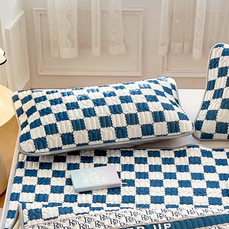 Summer Ice Cool Latex Flower Pillowcase Sleeping 48X74CM Pillow Case Antibacterial Cushion Quilted Pillow Cover for Bed Decor