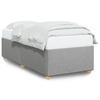 Vidaxl Bed Frame Without Mattress, Light Gray, 100X200 Cm, Upholstered
