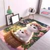 Cat Design Area Rug – Non-Slip Washable Carpet, Durable Floor Mat for Living Room Bedroom Office Decor
