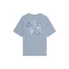 Li Ning Sports Life Collection T Shirt Unisex Soft Gray Blue AHSS755-2