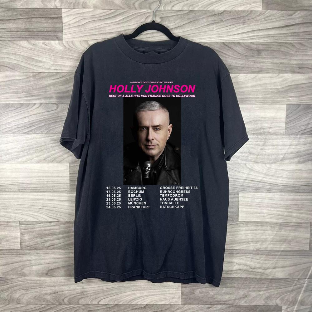 Holly Johnson Frankie Goes To Hollywood Tour 2025 T Shirt Full Size S-5XL Unisex T-Shirt S