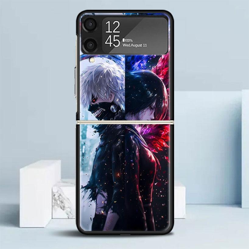 G-Ghoul Tokyo Touka Kirishima Phone Case For Samsung Galaxy Z Flip7 Flip6 5G Flip5 Flip4 Flip3 ZFlip 7 6 3 4 5 Shockproof Back C