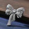 Elegant Goldplated Bowshaped Pin With Multifunctional Decor For Wedding And Occasion