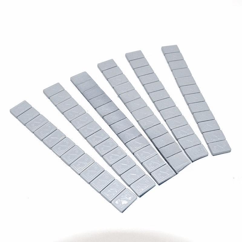 

6-Strip Silver Gray Tire Wheel Balance Weight