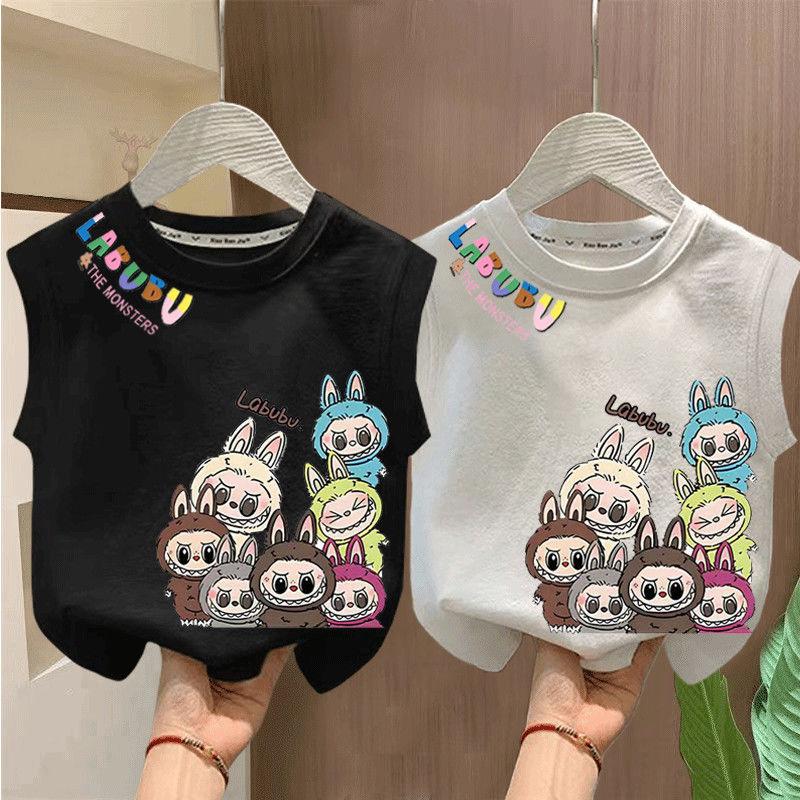 Dziecięce T Lato Chłopięce i Dziewczęce Słodkie Topiki Kamizelki