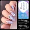 Elegant Almond Shape False Nail 3D Textured Design Easy Apply Press On Nail For Women ABS Material Variety Styles