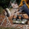 Portable Camping Tripod Fan with LED Light