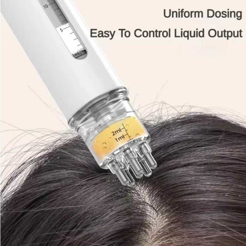 Hair Care Mini Portable Head Applicator Multi-Function Massage Guide Liquid Comb  Gift