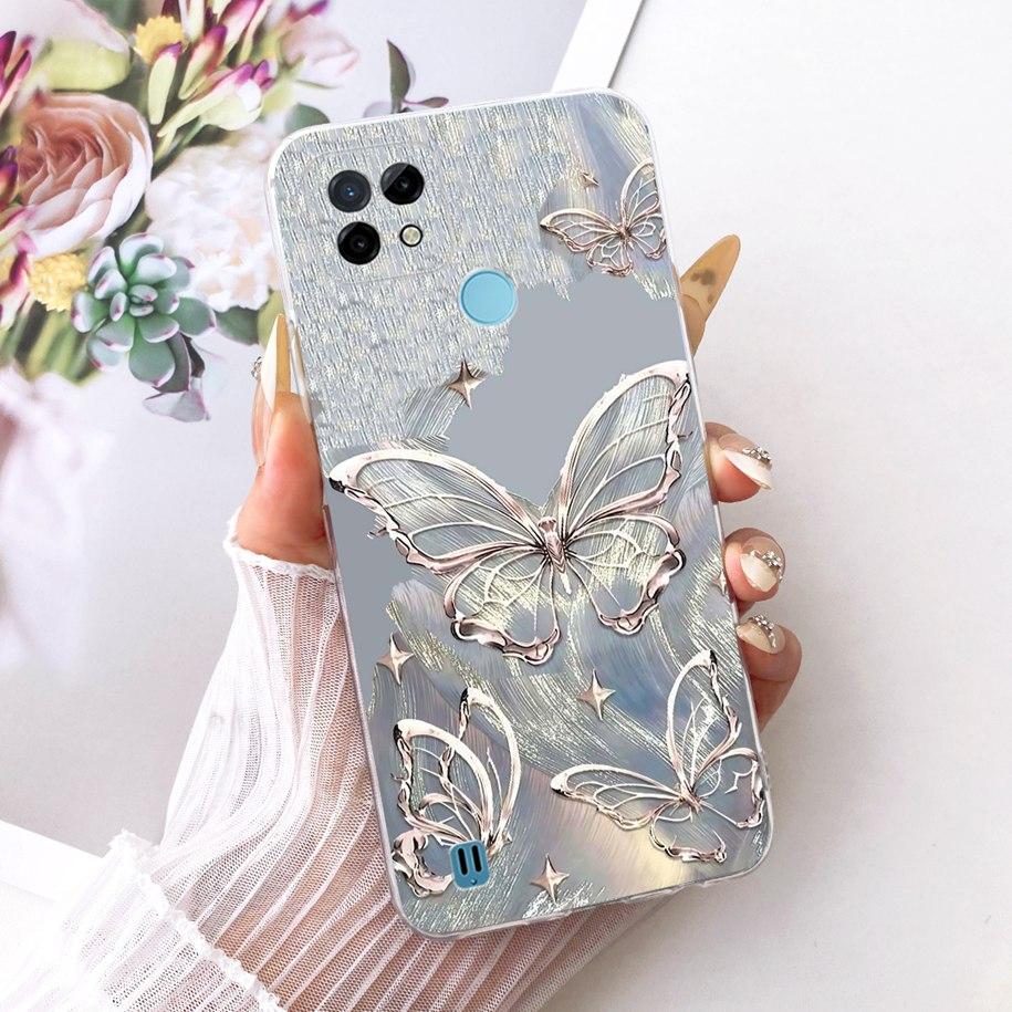 For Realme C21 C21Y Case RMX3201 RMX3261 RMX3263 Cover Cool Dragon Lion Soft Silicone Bumper For Realme C25Y RMX3269 C 21 Fundas