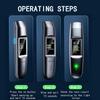 Portable Breathalyzer Certified Alcohol Test Professional Non-Contact Alcohol Tester with Digital LCD Display and Voice Alarm