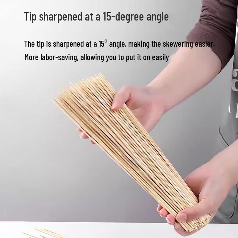 Homeglen Disposable BBQ Bamboo Skewers