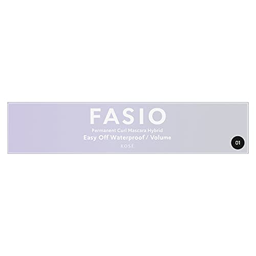 FASIO Permanent Curl Mascara Hybrid  Volume  Waterproof Hot Water Off 01 Black 6g