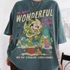 The Most Wonderful Time Of The Year Mickey Mouse T-Shirt, Retro Christmas Disney Shirt, Oversized Vintage Holiday Tee, Matching Family Gift