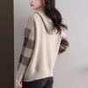Autumn and Winter Hooded Knitwear Sweater Women's Temperament Loose and Thin Outer Wear Hooded Sweater