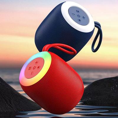Outdoor Portable Wireless Bluetooth Speaker, Subwoofer, Car and Home with Colorful Lights, Atmospheric Small Mini Speaker