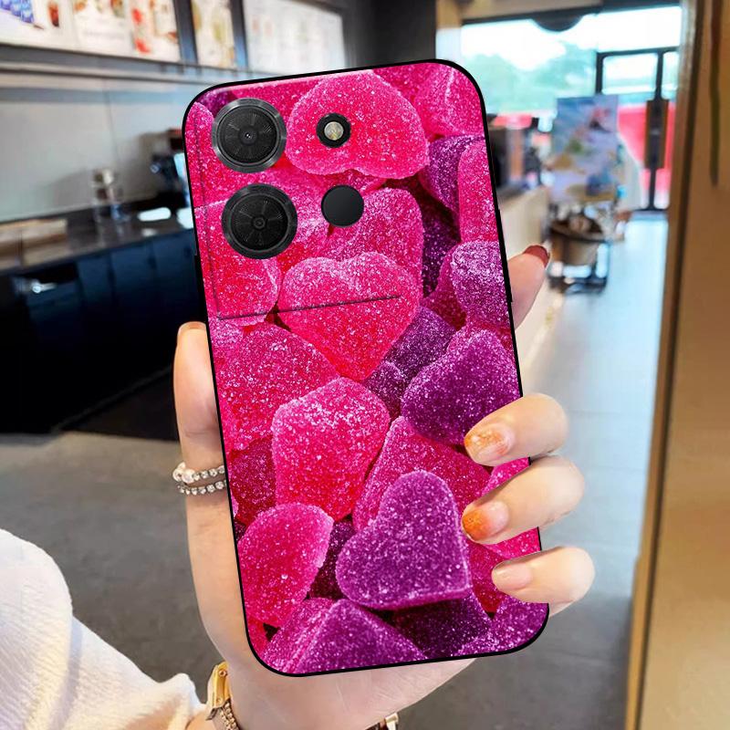 For TCL 503 Case Popular Painted Shell TPU Silicone Cover For TCL 503 Phone Case Protective Soft Cover Shockproof Funda Coque