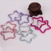 Aluminum Alloy Outdoor Star Shape Carabiner Locking Carabiner Clip Keychains for Backpack Camping Hiking Traveling