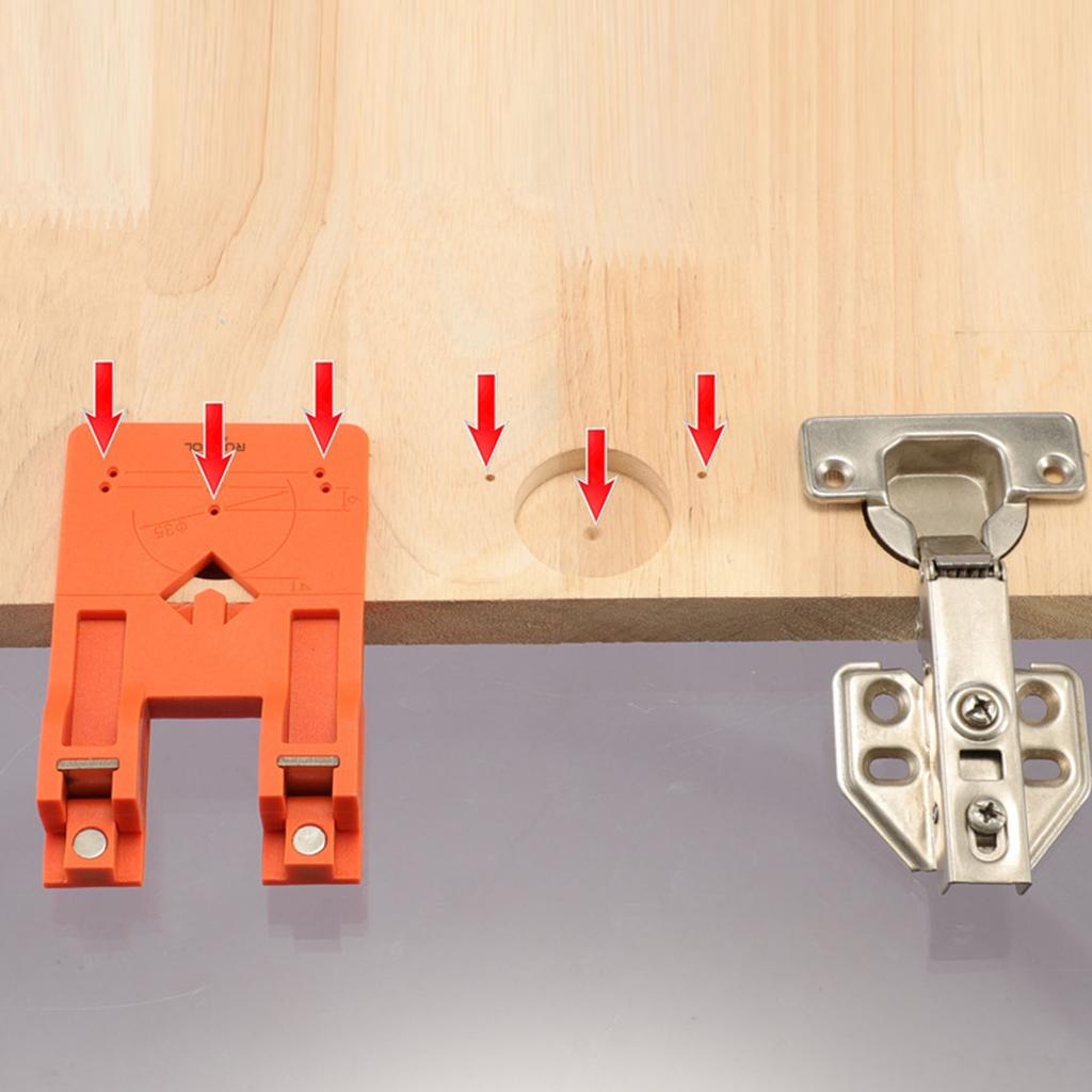 Magnetic Cabinet Door Hinge Alignment Tool Hinge Installation Tool Cabinet Door Hinge Gasket for DIY Women Men Home Renovation