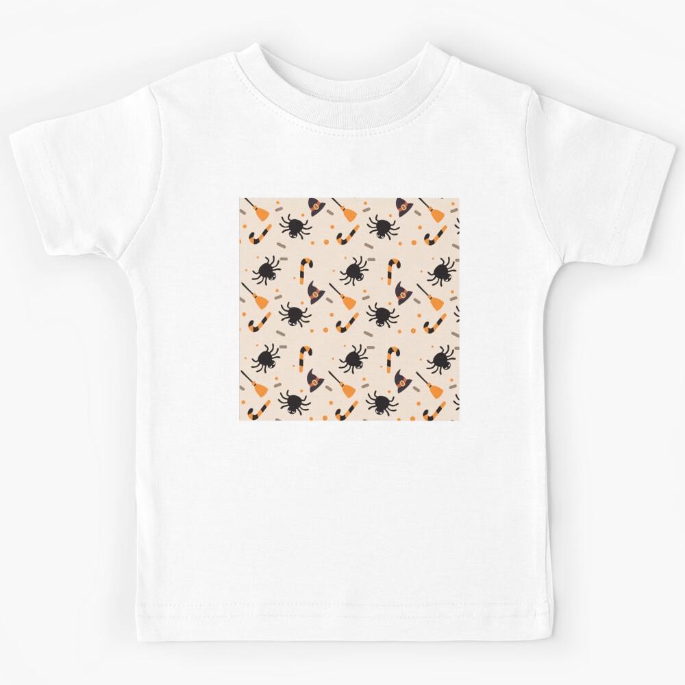 Black Spider Pattern  Kids T-Shirt 170