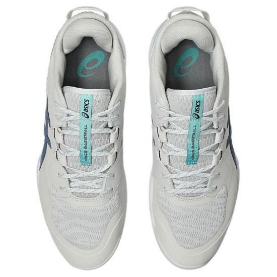Asics Gel-Fastblaze Comfortable Durable Breathable Support Low-Top Basketball Shoes Men Sneaker Light-Beige-Blue 1063A087-105
