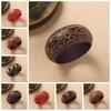 Retro Carving Wooden Bangle Wide Ethnic Style Bangle Gift Chinese Style Bracelet  Wrist Bracelets