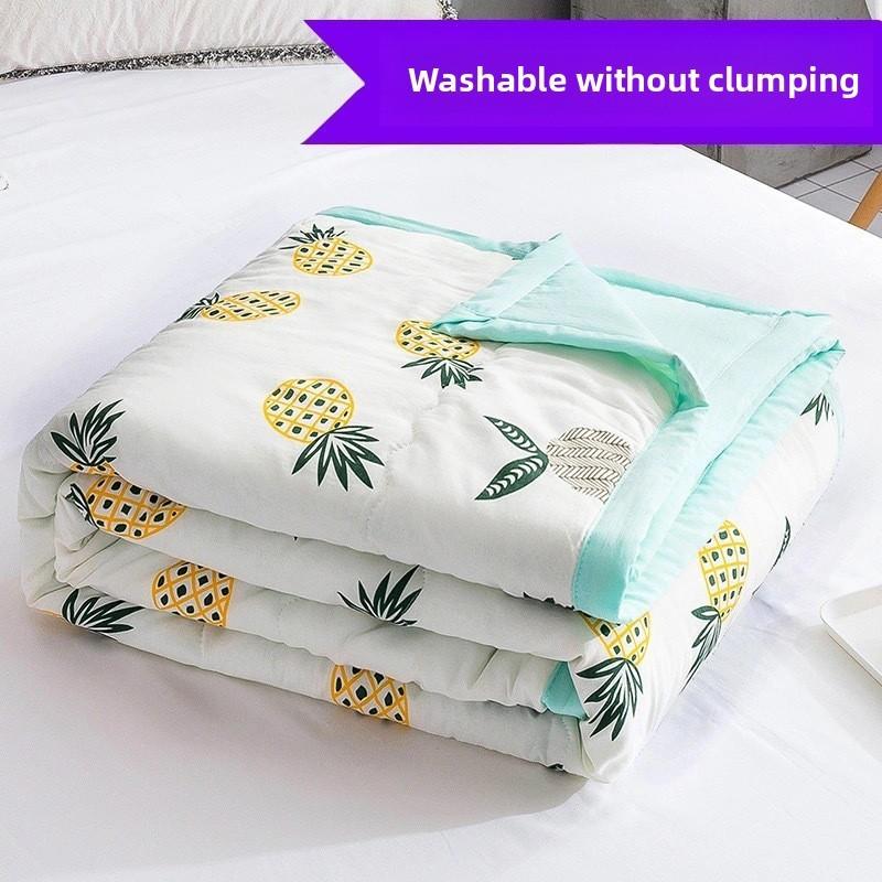 Stylish Blanket Summer Polyester Fiber Fill Water Wash Cotton For Indoor Use