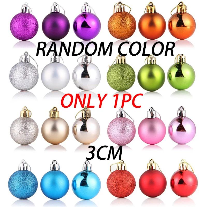 

Christmas Balls Christmas Tree Decorations Xmas Ornaments 3cm/6cm/8cm Ball Christmas Hanging Pendant New New Year Gifts Home as pic