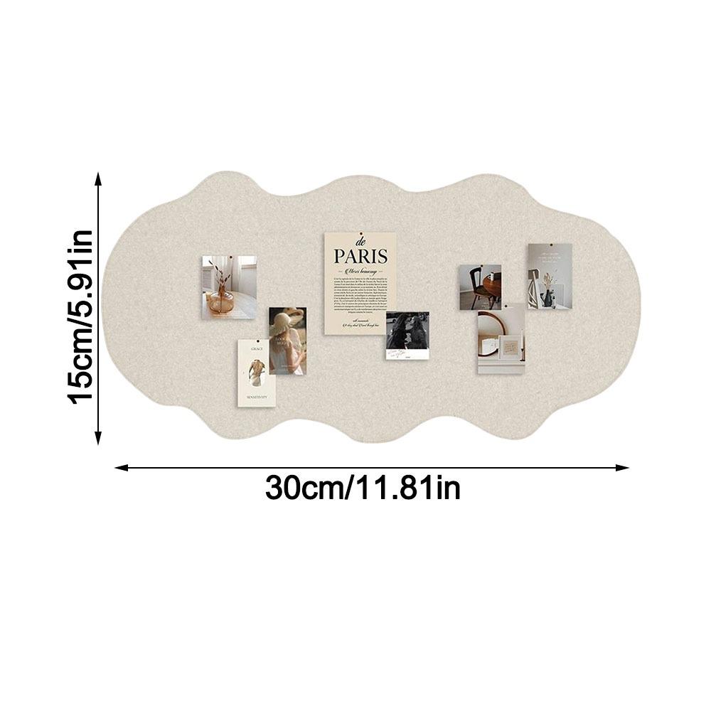 Self-adhesive Photo Wall Sticker Easy to install No-drill Felt Board Display Background Living Room Bedroom Desk Decoration
