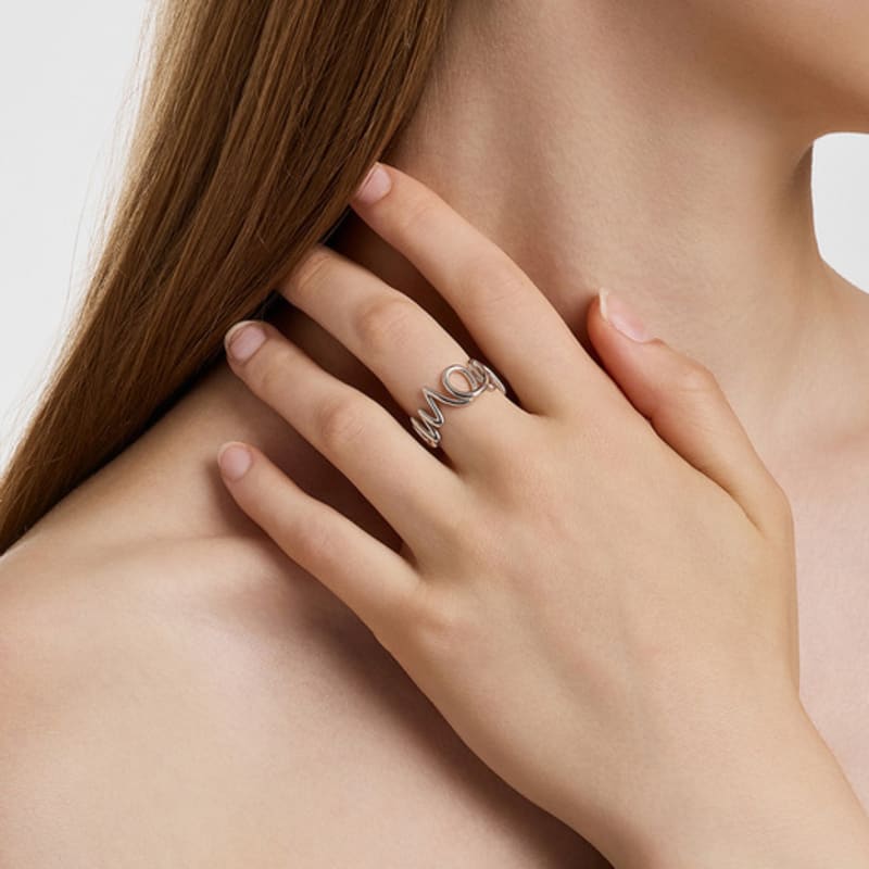 DIDIER DUBOT Monpari Silver Ring JDPRT5F43XX