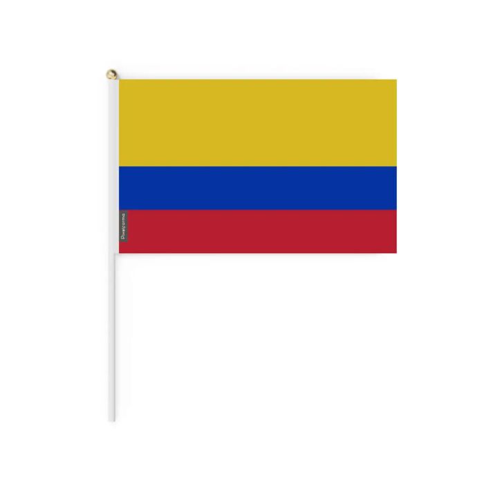 Drapeau - Colombie - Mini Drapeau - 30 x 45 cm - Polyester - Léger et robuste