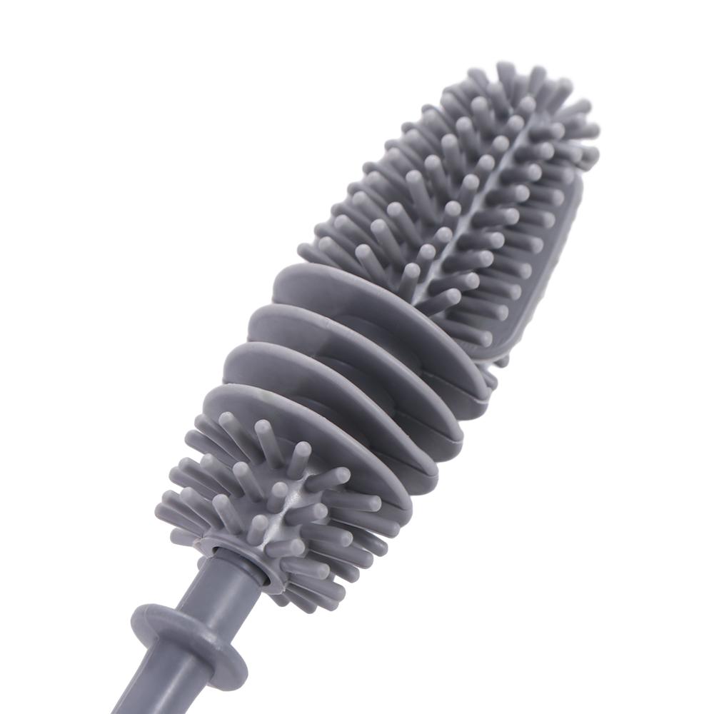 No Dead-end Glass Cup Washing Brush Multifunctional Silicone Milk Bottle Brush  Drink Bottle