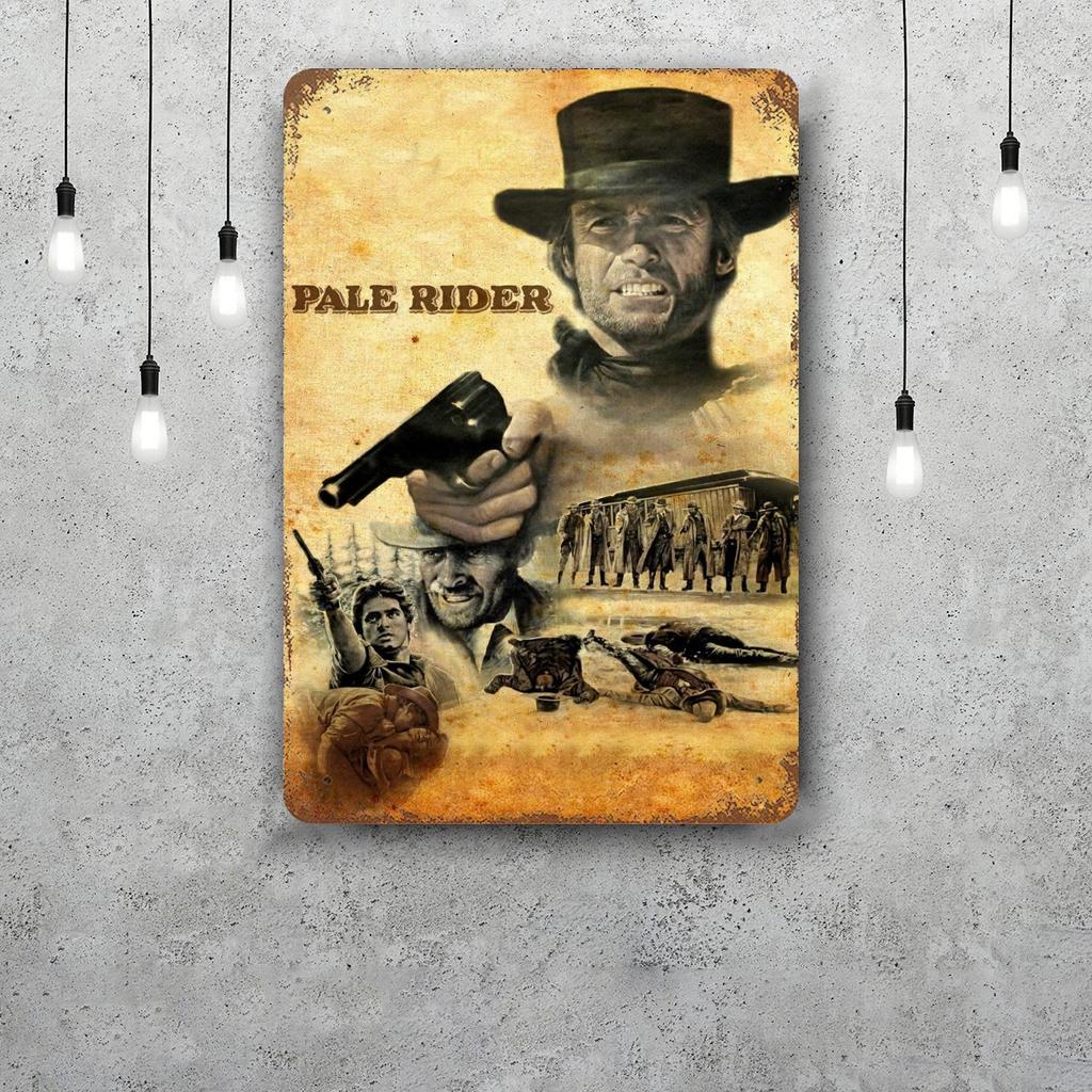 Clint Eastwood Metal Signs wall decor Vintage Tin Signs Captain Metal Poster Decor for Bar Pub Club Wall Decoration