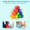 Puzzle versatile bead colored 3D decompression ball New Unique Stress Relieving Toy